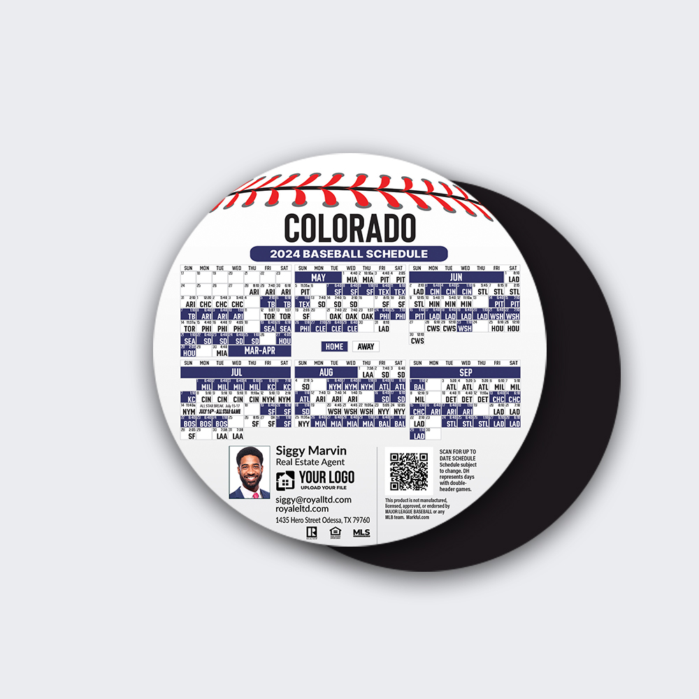 Picture of Circle Shape Magnets - Colorado Rockies