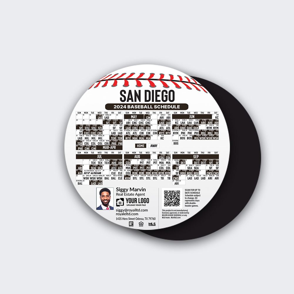 Picture of Circle Shape Magnets - San Diego Padres