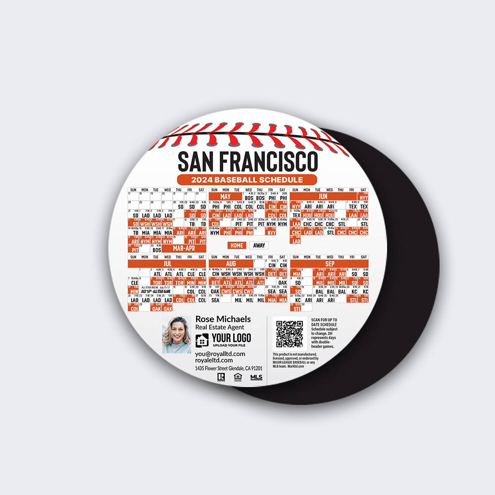 Picture of Circle Shape Magnets - San Francisco Giants