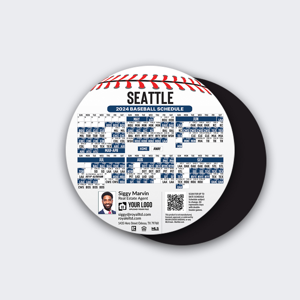 Picture of Circle Shape Magnets - Seattle Mariners