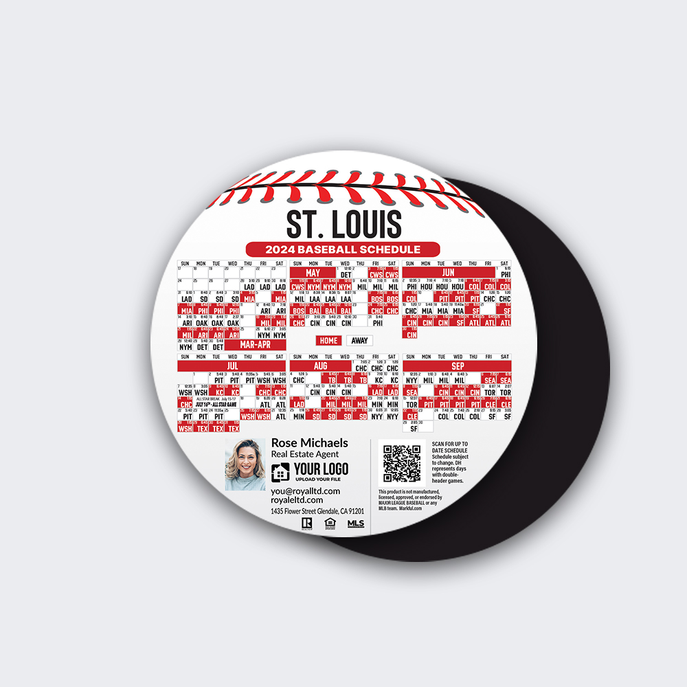 Picture of Circle Shape Magnets - St. Louis Cardinals