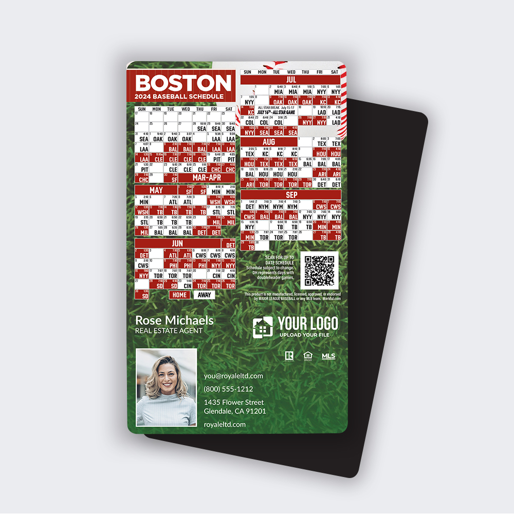 Picture of 2023 Custom Full Baseball Magnets - Boston Red Sox