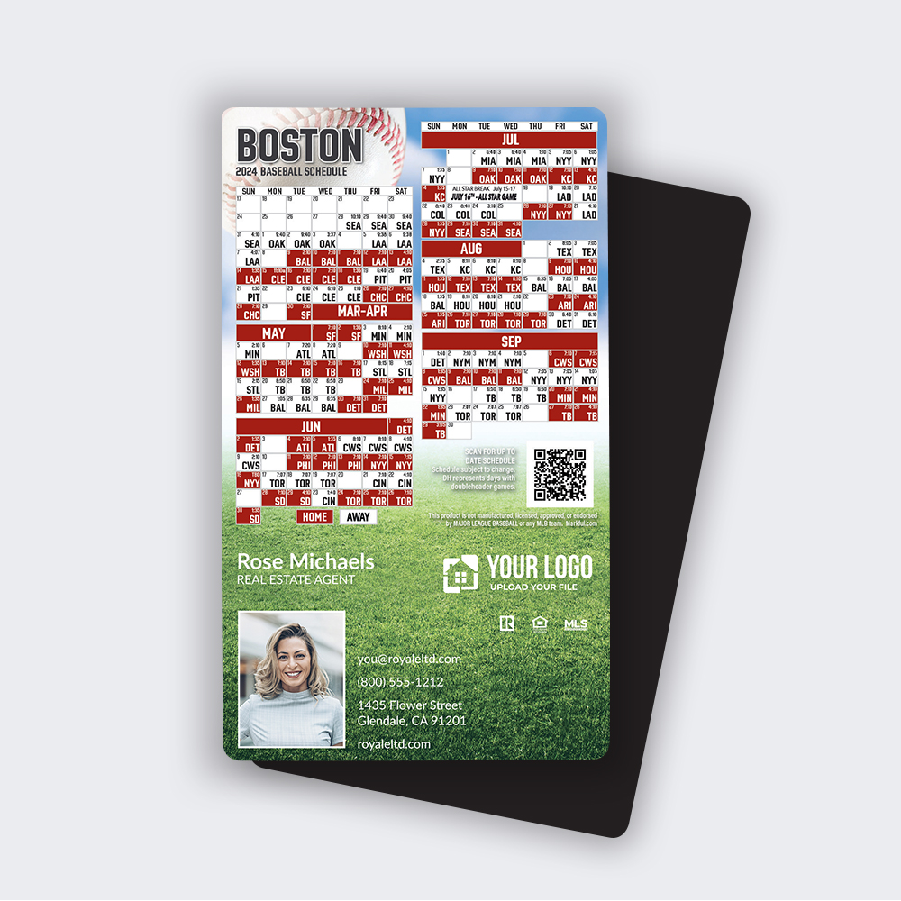 Picture of 2023 Custom Full Baseball Magnets - Boston Red Sox