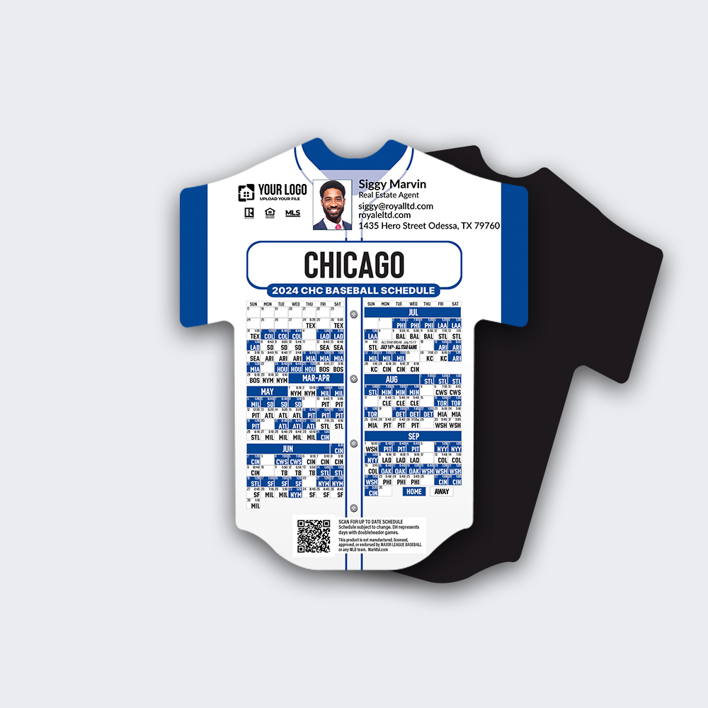 Picture of Jersey Shape Magnets - Chicago Cubs