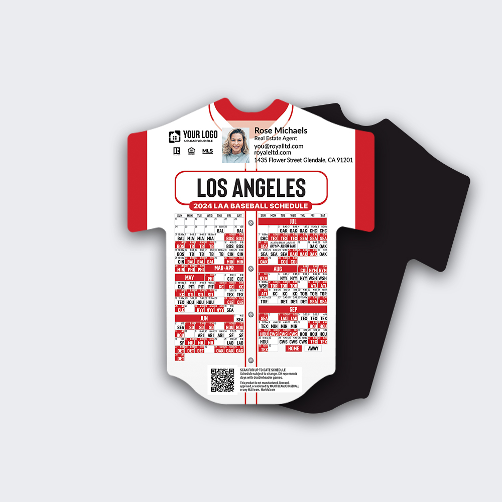 Picture of Jersey Shape Magnets - Los Angeles Angels of Anaheim