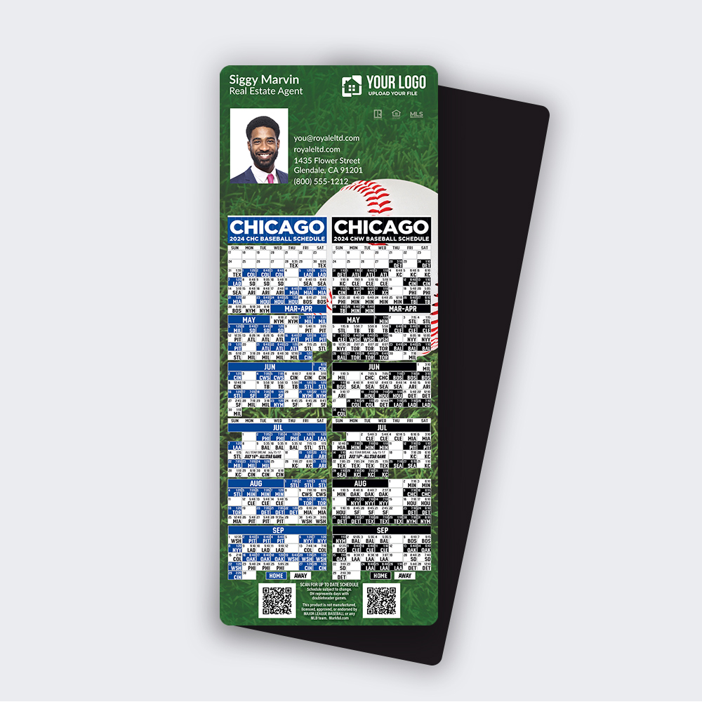 Picture of 2024 Custom QuickMagnet Baseball Magnets - Chicago Combo