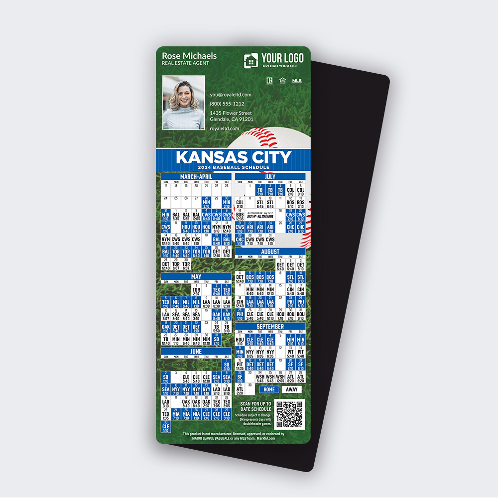 Picture of 2024 Custom QuickMagnet Baseball Magnets - Kansas City Royals