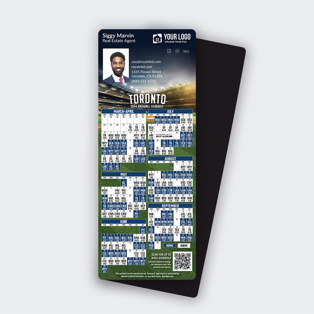 Picture of 2024 Custom QuickMagnet Baseball Magnets - Toronto Blue Jays