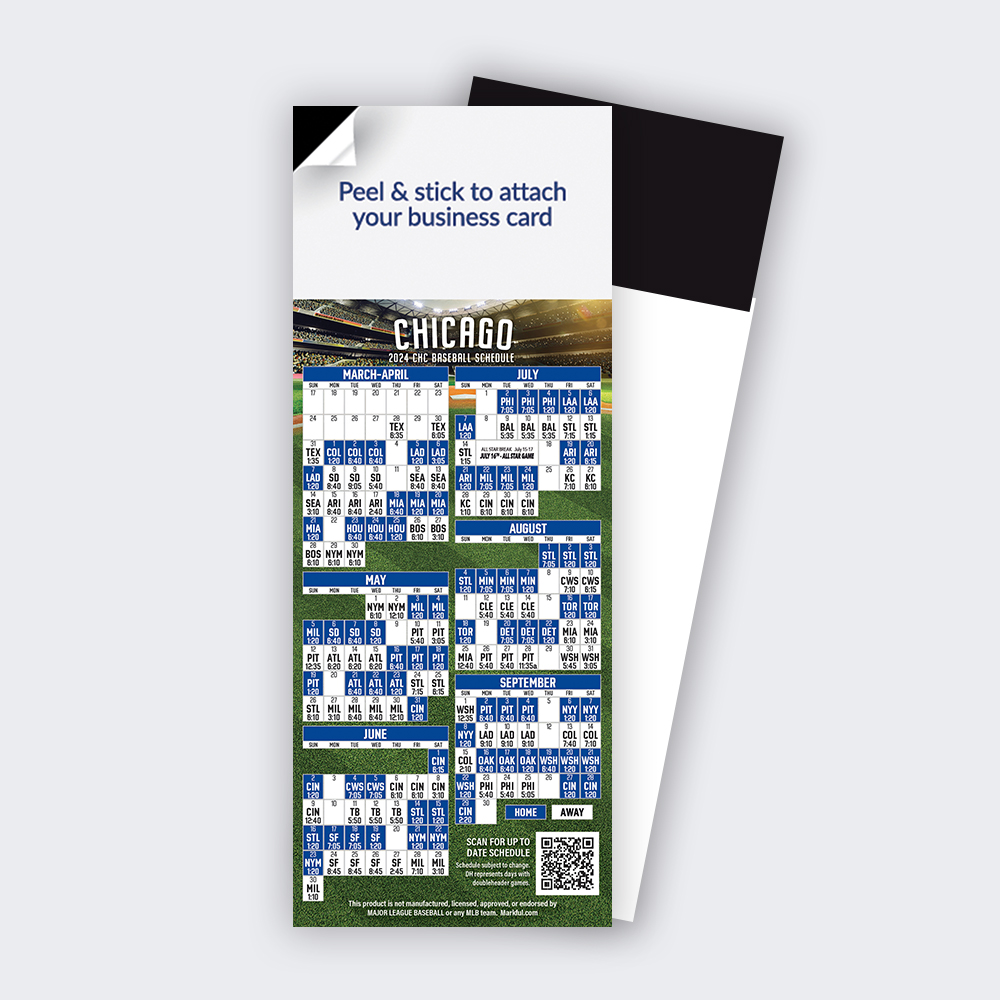 Picture of 2024 QuickStix Baseball Magnets - Chicago Cubs