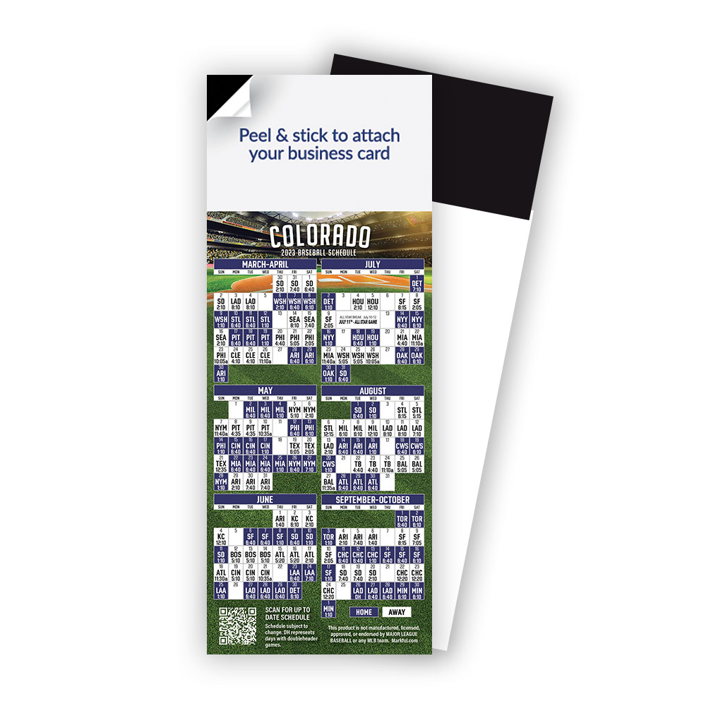 Picture of 2024 QuickStix Baseball Magnets - Colorado Rockies - 1000 Pack