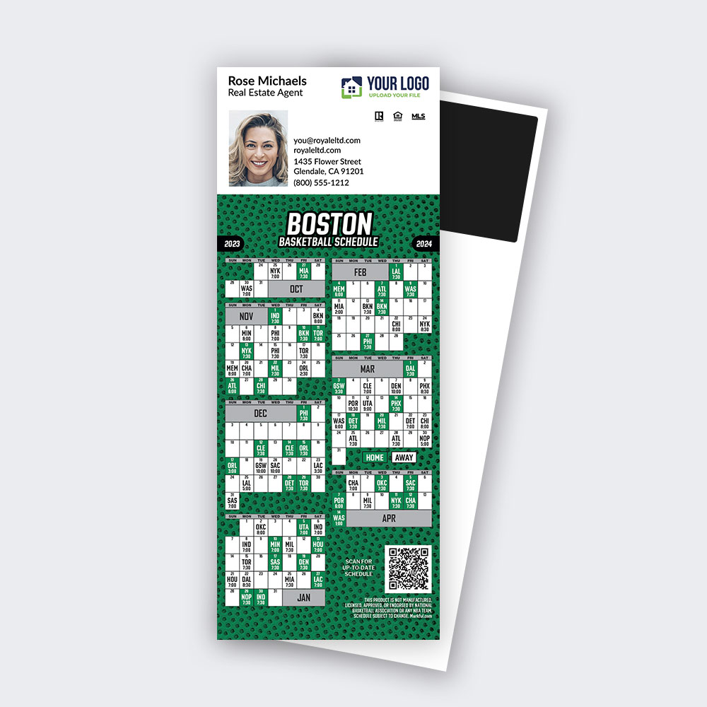 Picture of 2023-24 Custom QuickCard Basketball Magnets - Boston Celtics 