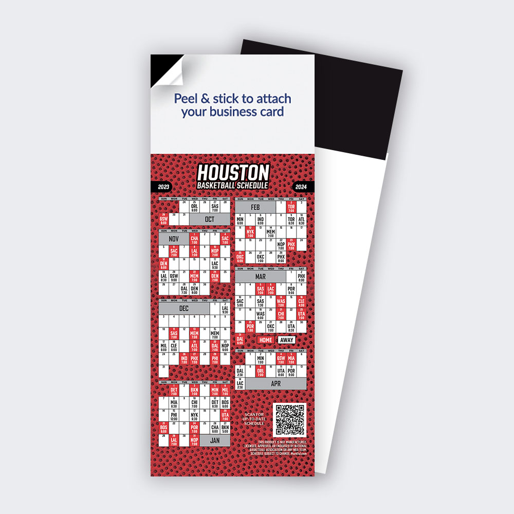 Picture of 2023-24 Stock QuickStix Basketball Magnets - Houston Rockets 