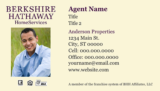 Picture of  Anderson Propertie Business Cards