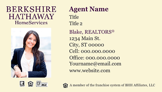 Picture of  Blake, REALTORS® Business Cards