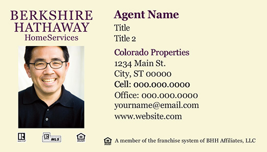 Picture of  Colorado Properties Business Cards