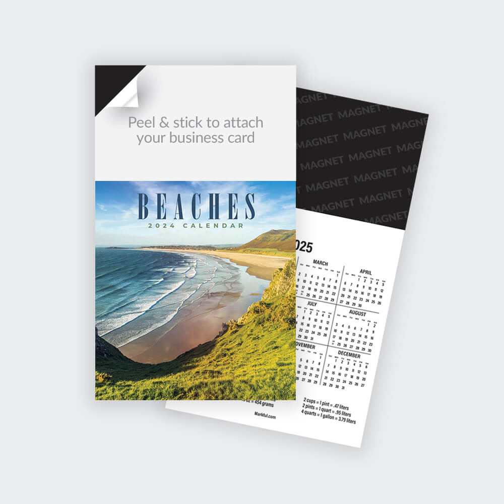Picture of 2024 Calendar Pad Magnets - Beaches