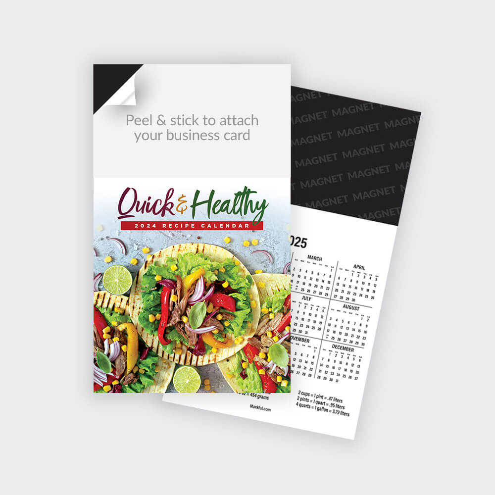 Picture of 2024 Calendar Pad Magnets - Quick & Healthy Recipes