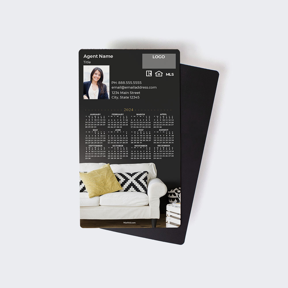 Picture of 2024 Custom Full Calendar Magnets: Executive - Interior Flair
