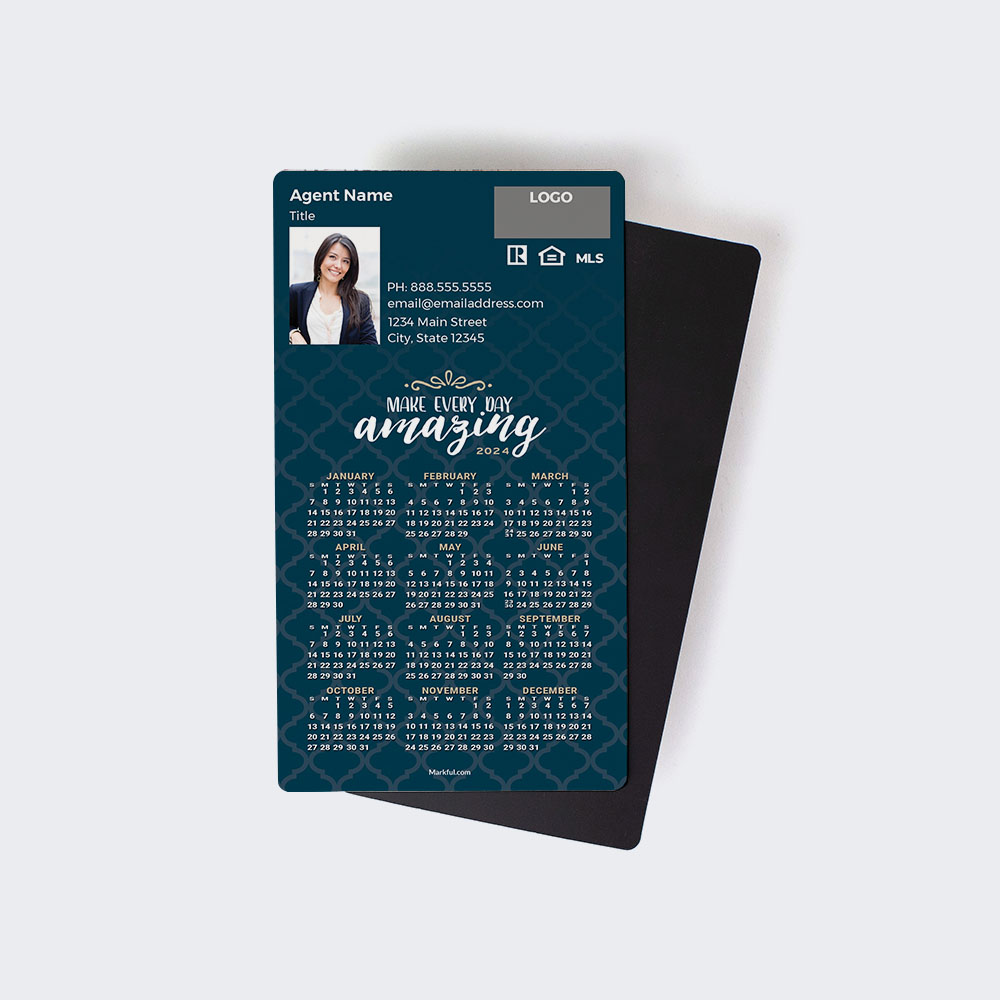 Picture of 2024 Custom Full Calendar Magnets: Executive - Make Every Day Amazing