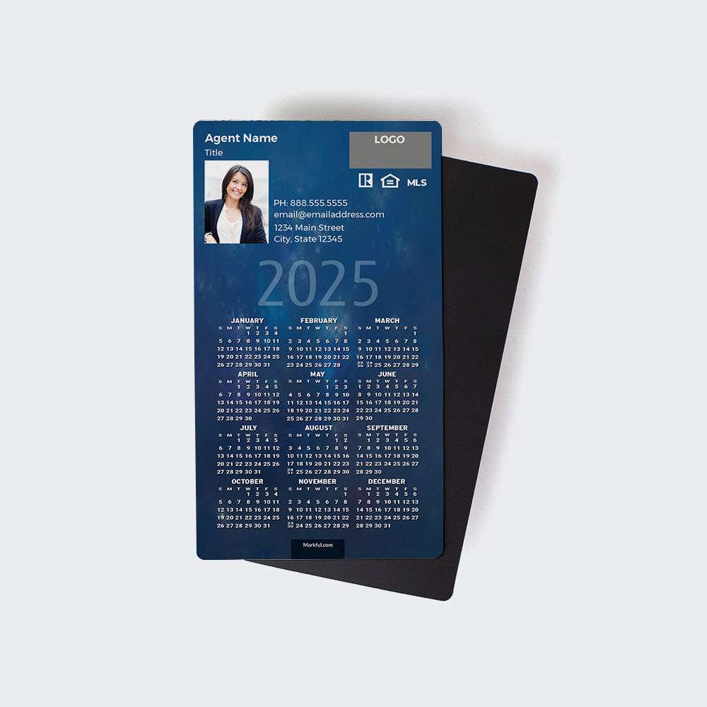 Picture of 2024 Custom Full Calendar Magnets: Executive - Astral Planes