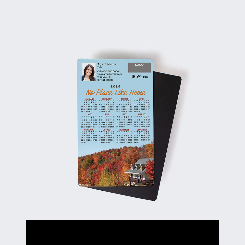 Picture of 2024 Custom Full Calendar Magnets: First Class - No Place Like Home