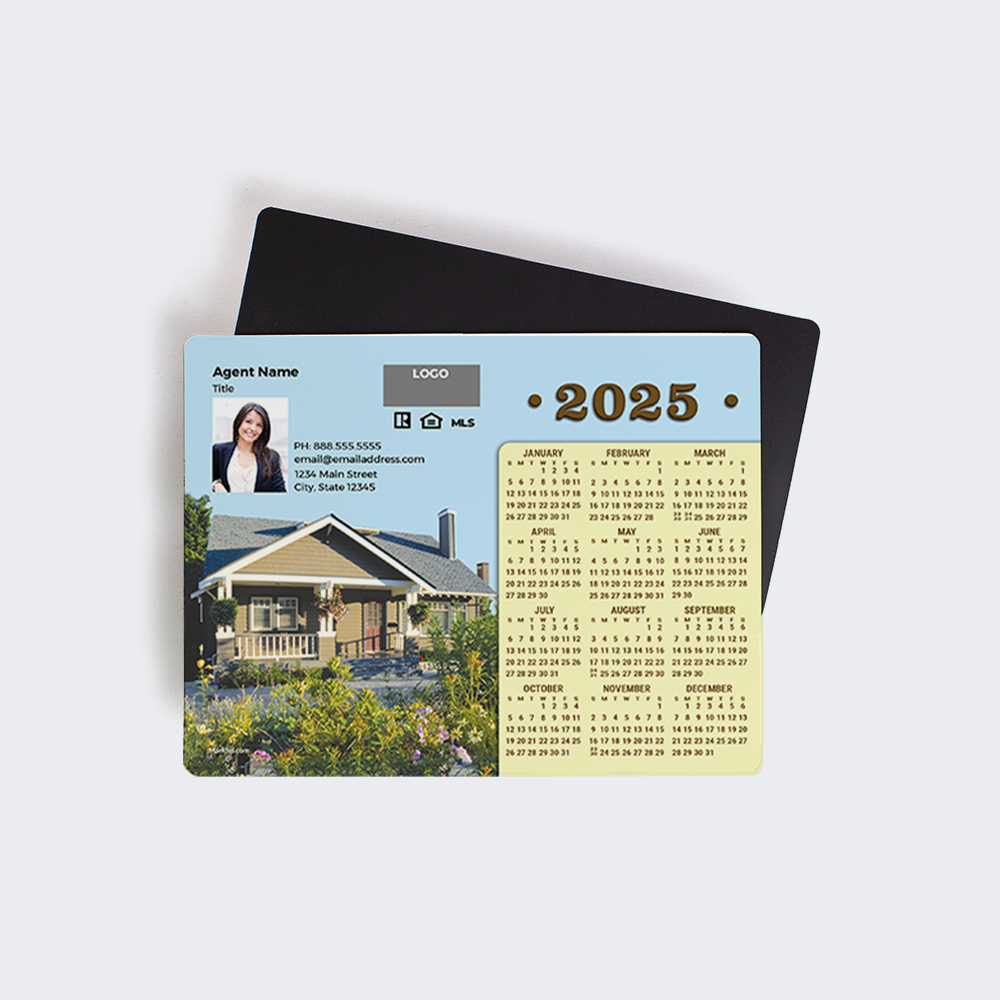 Picture of 2024 Custom Full Calendar Magnets: Jumbo - Garden House