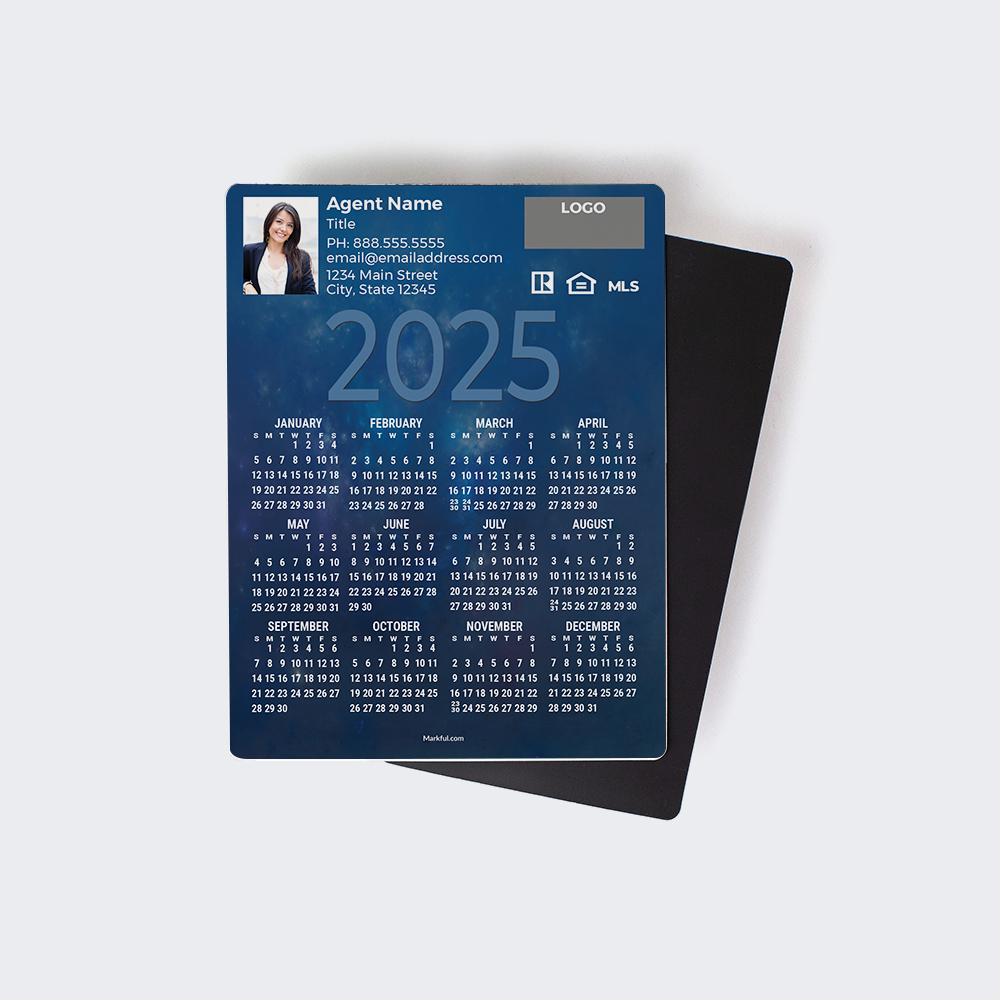 Picture of 2024 Custom Full Calendar Magnets: Jumbo - Astral Planes