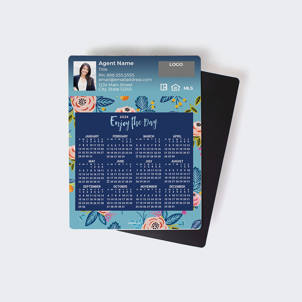 Picture of 2024 Custom Full Calendar Magnets: Jumbo - Enjoy the Day