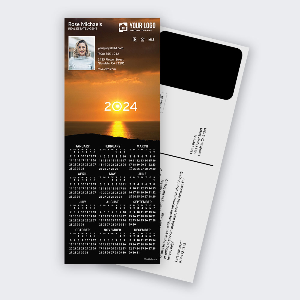 Picture of 2024 PostCard Mailer Calendar Magnets - Eventide