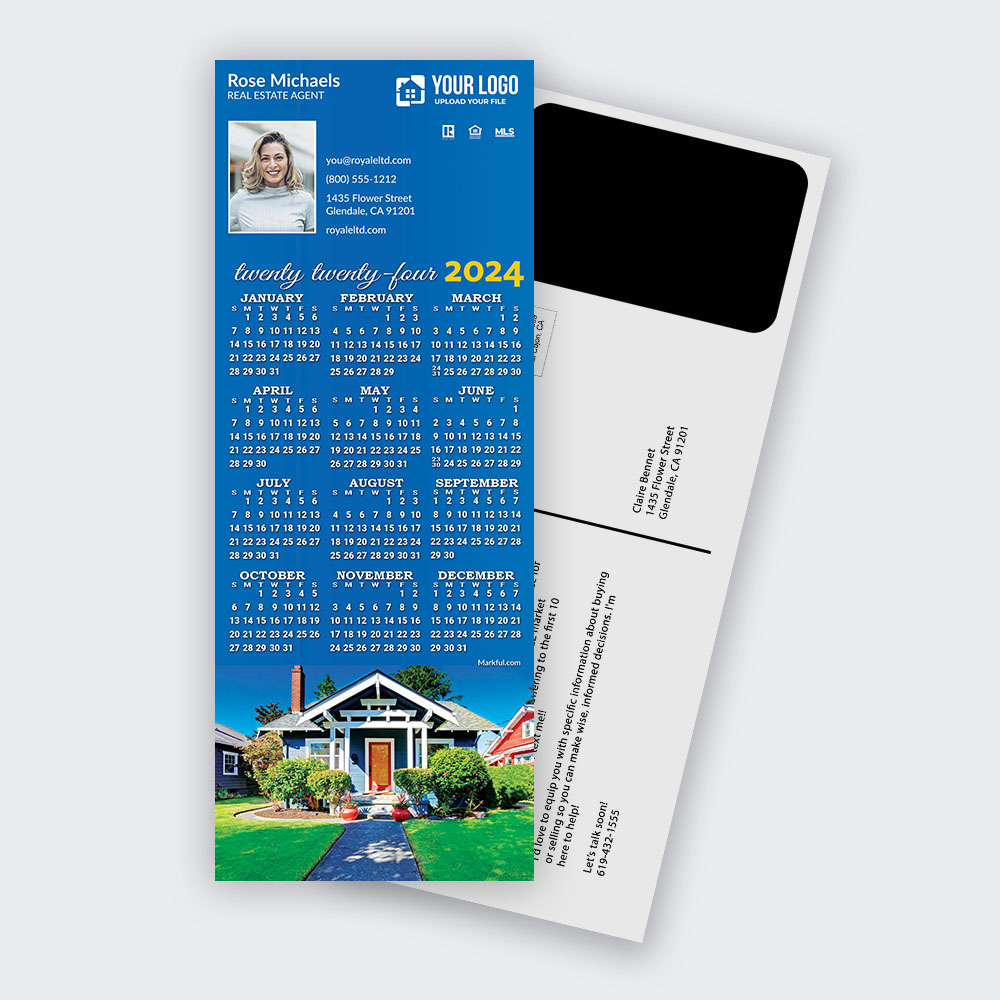 Picture of 2024 PostCard Mailer Calendar Magnets - Craftsman Charm