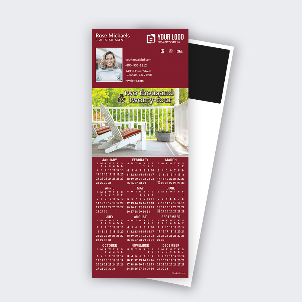 Picture of 2024 QuickCard Calendar Magnets - Always Welcome