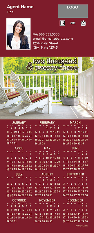 Picture of 2023 QuickCard Calendar Magnets - Always Welcome