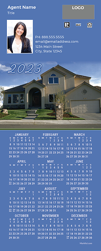 Picture of 2023 QuickCard Calendar Magnets - Curb Appeal