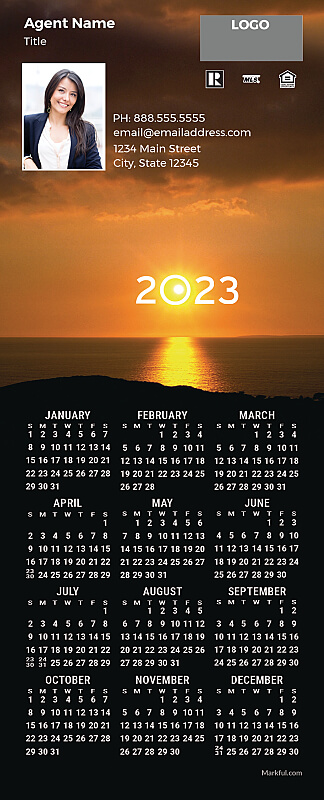 Picture of 2023 QuickCard Calendar Magnets - Eventide