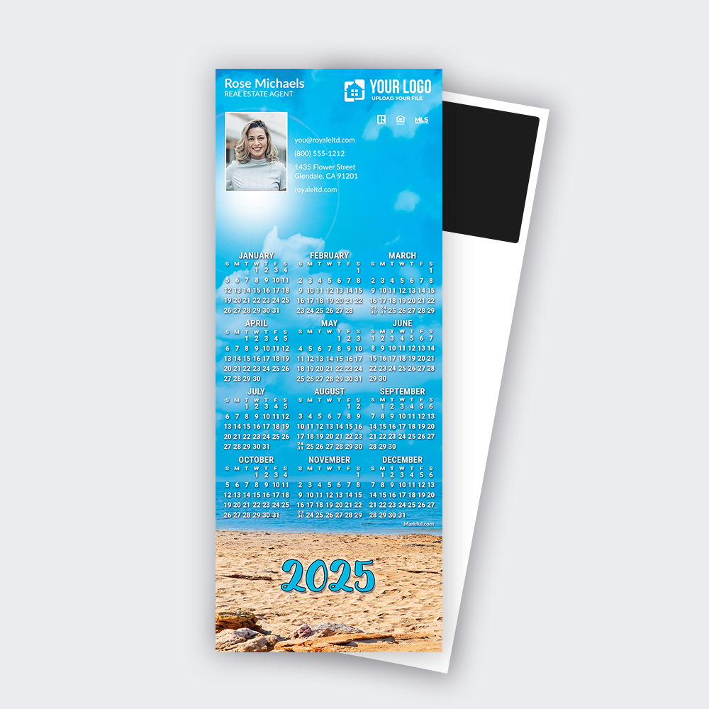 Picture of 2024 QuickCard Calendar Magnets - Clear Blue Skies