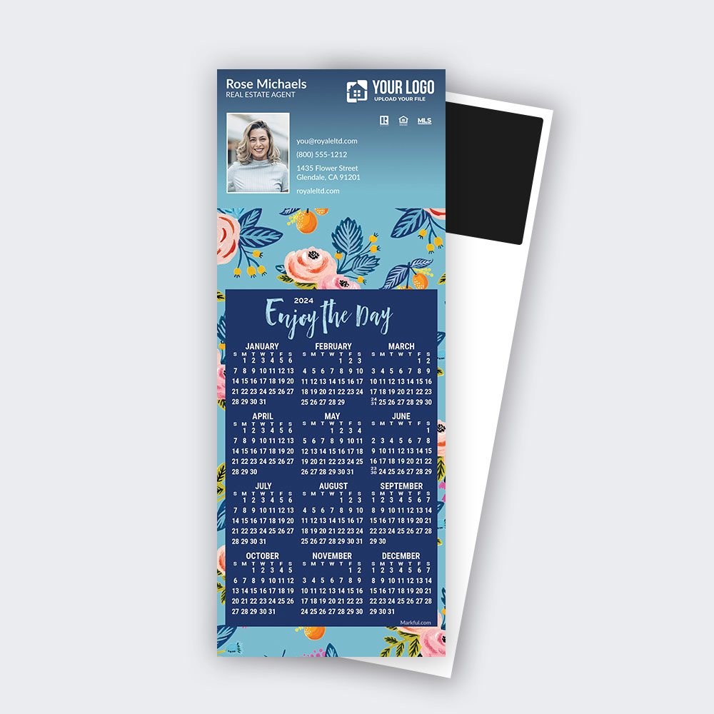 Picture of 2024 QuickCard Calendar Magnets - Enjoy the Day