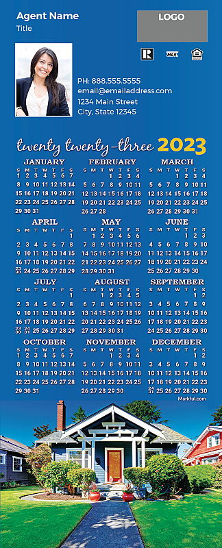 Picture of 2023 QuickMagnet Calendar Magnets - Craftsman Charm