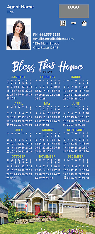 Picture of 2023 QuickMagnet Calendar Magnets - Bless This Home
