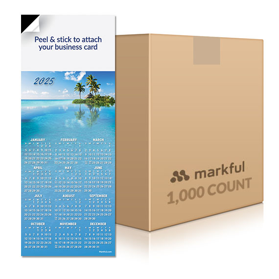 Picture of 2024 QuickStix Calendar Magnets - Island Utopia 1000 Pack