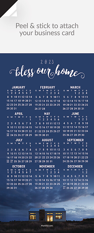 Picture of 2023 QuickStix Calendar Magnets - Bless Our Home