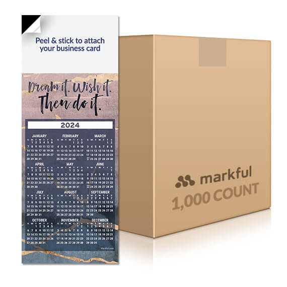 Picture of 2024 QuickStix Calendar Magnets - Then Do It 1000 Pack