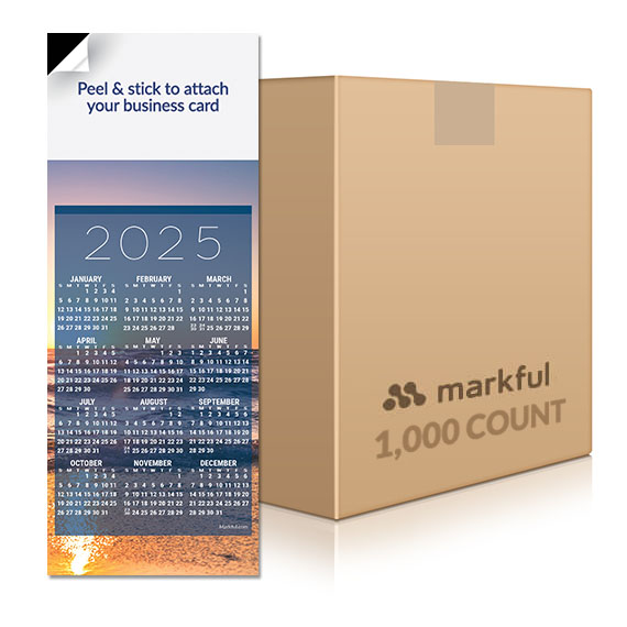 Picture of 2024 QuickStix Calendar Magnets - Shimmering Sunset 1000 Pack