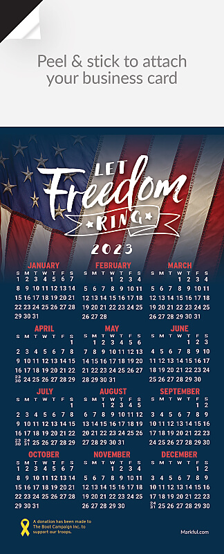 Picture of 2023 QuickStix Calendar Magnets - Let Freedom Ring