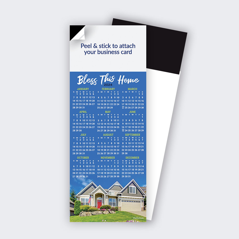 Picture of 2024 QuickStix Calendar Magnets - Bless This Home