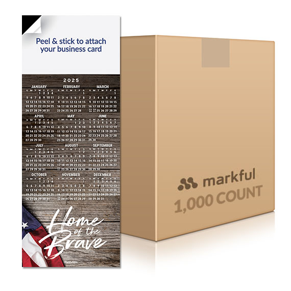 Picture of 2024 QuickStix Calendar Magnets - American Pride 1000 Pack