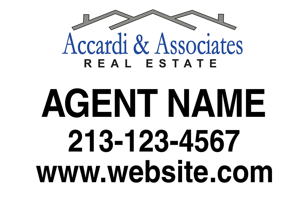 Picture of Accardi & Associates Real Estate Car Magnet
