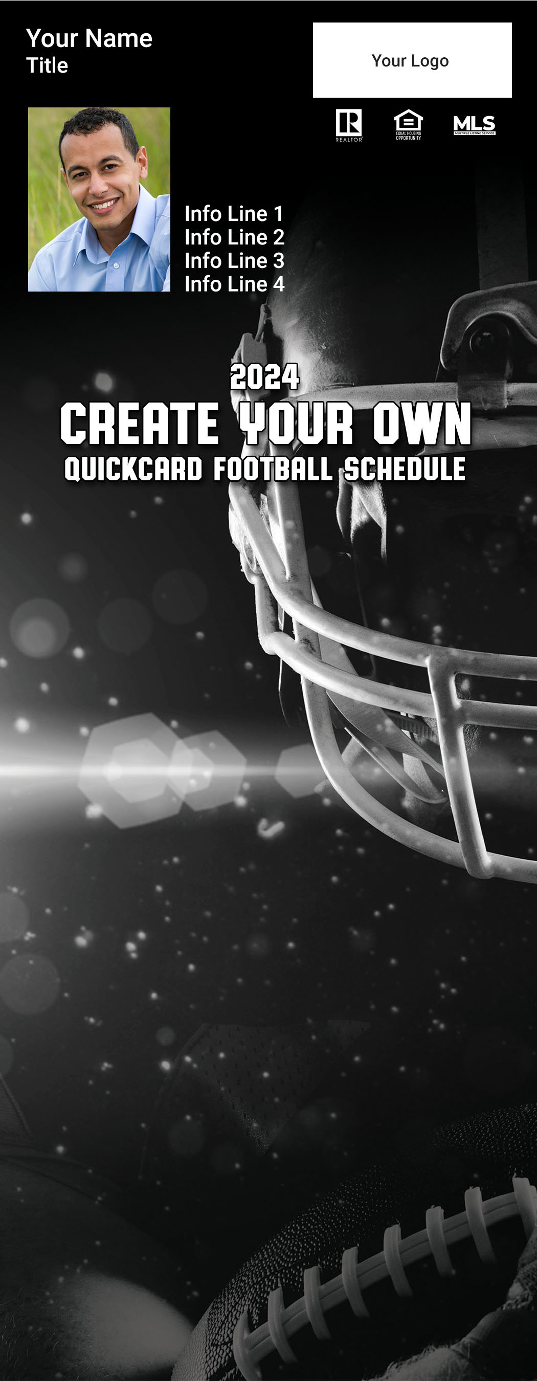 Picture of 2023 Personalized QuickCard Football Magnet - Create-Your-Own
