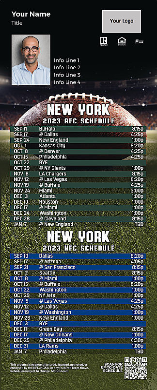 Picture of Jets/Giants Personalized QuickMagnet Football Magnet 2024