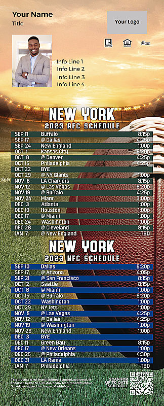 Picture of Jets/Giants Personalized QuickMagnet Football Magnet 2024