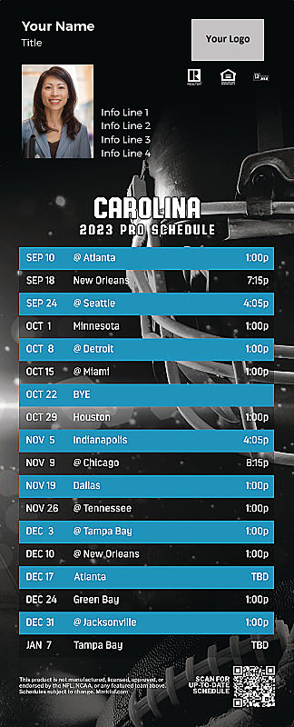 carolina panthers football schedule 2023